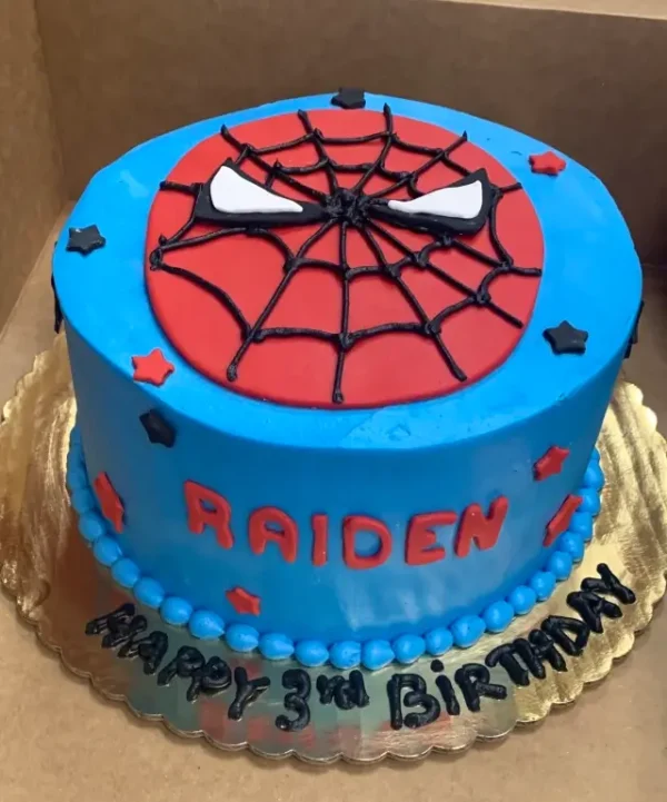 spiderman cake