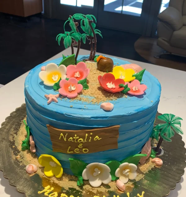 Luau cake