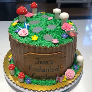 Enchanted Garden Cake
