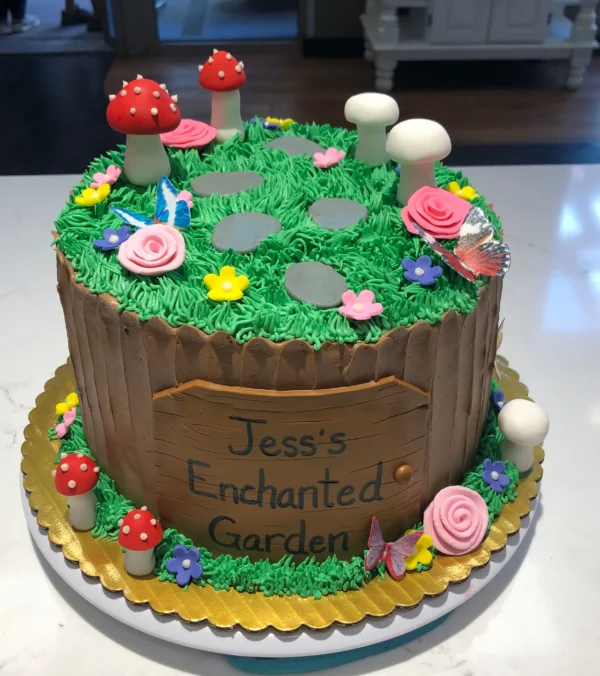 Enchanted Garden Cake