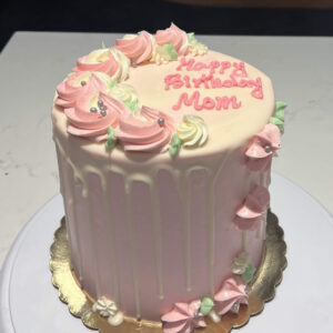 Floral Drip Cake