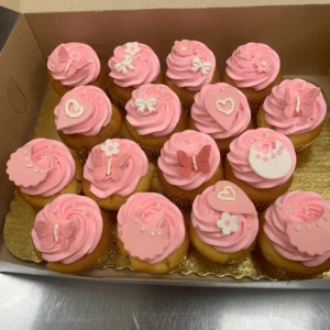 baby shower cupcakes