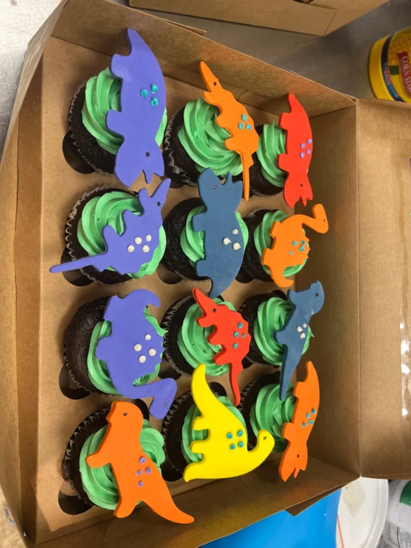 dinosaur cupcakes