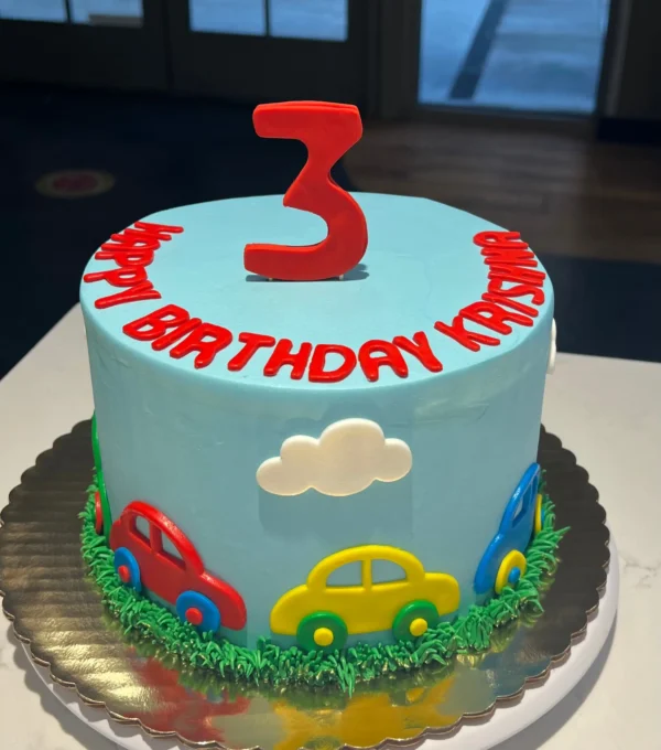 Car Theme Cake