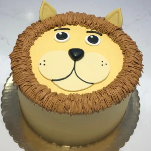 lion face cake
