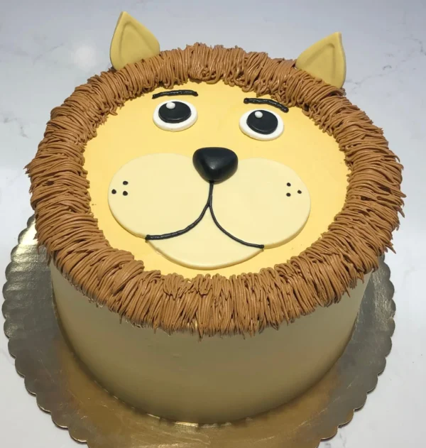 lion face cake